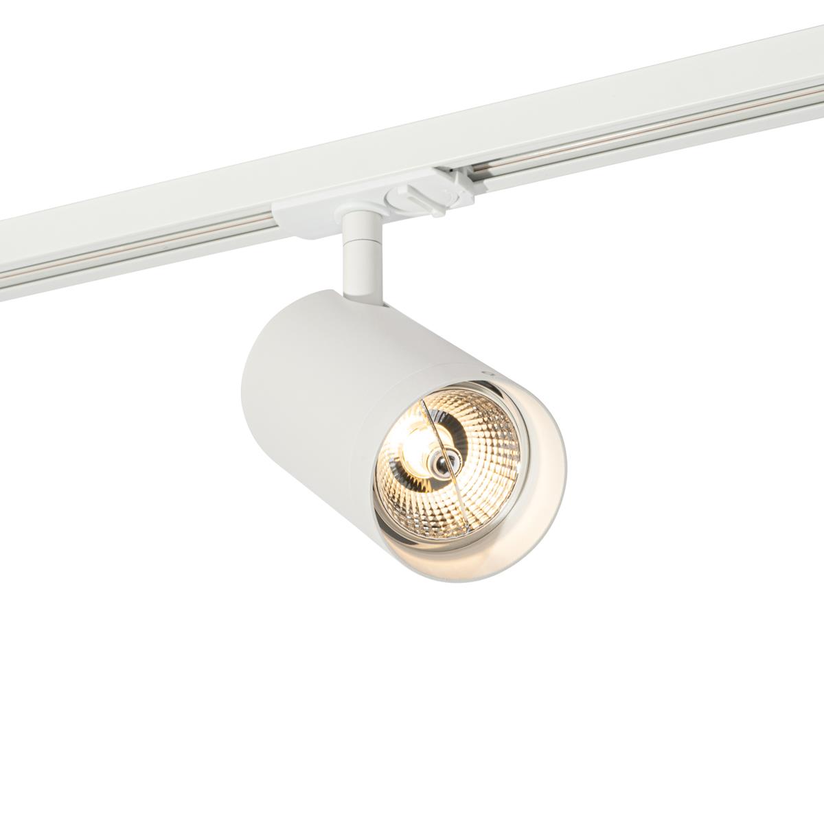QAZQA Moderne spot wit voor railsysteem 1-fase 70mm - Iconic Jeana