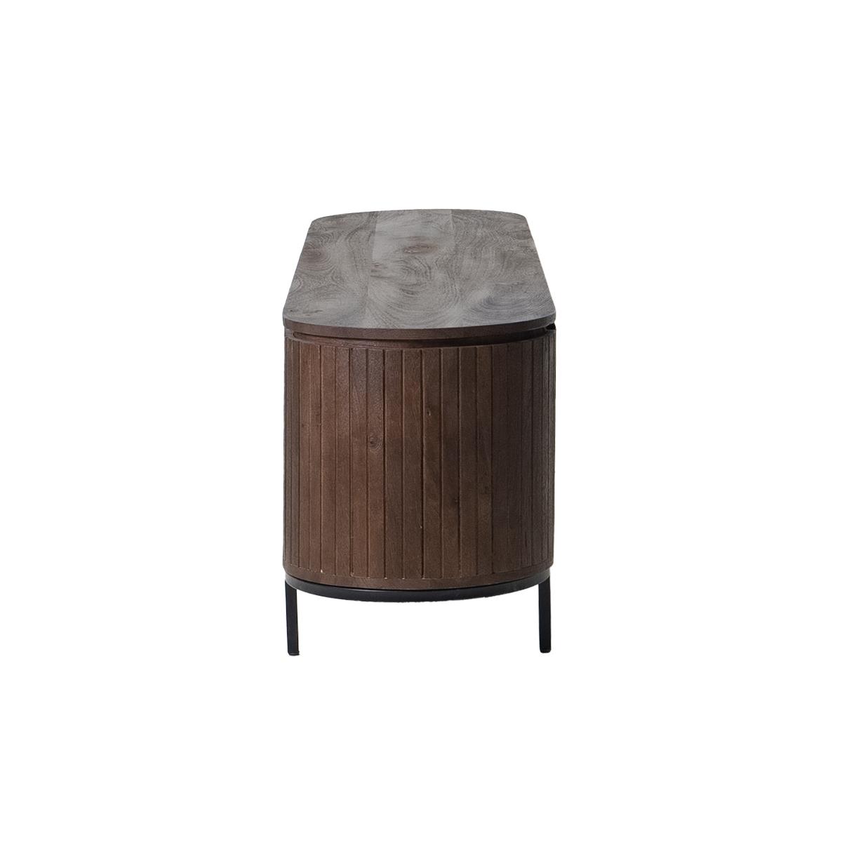 Giga Meubel - Tv Meubel Donkerbruin Mangohout - 200x45x57cm - Tora