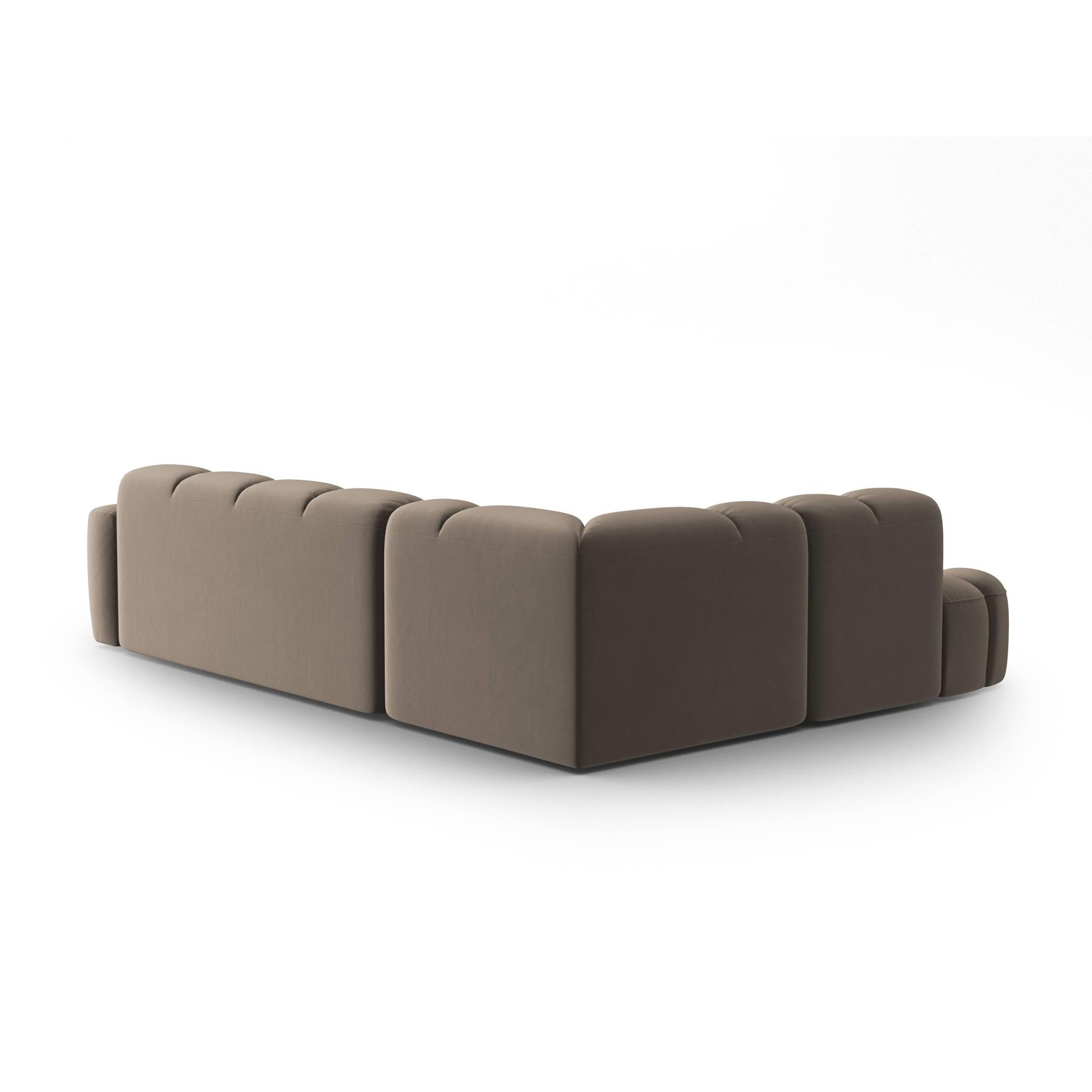Micadoni 5-zits hoekbank Lisa velvet
