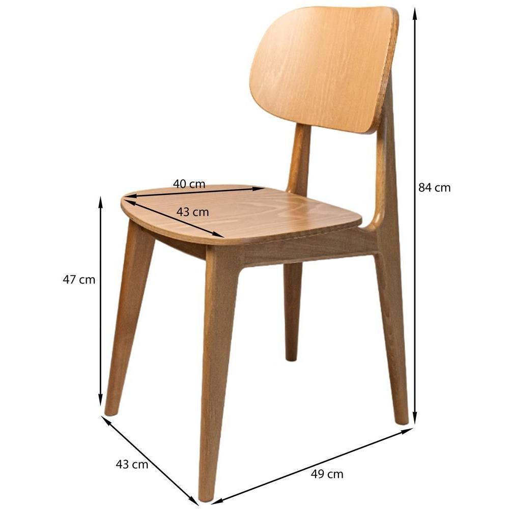 NADUVI Collection Set van 2 eetkamerstoelen Yuul