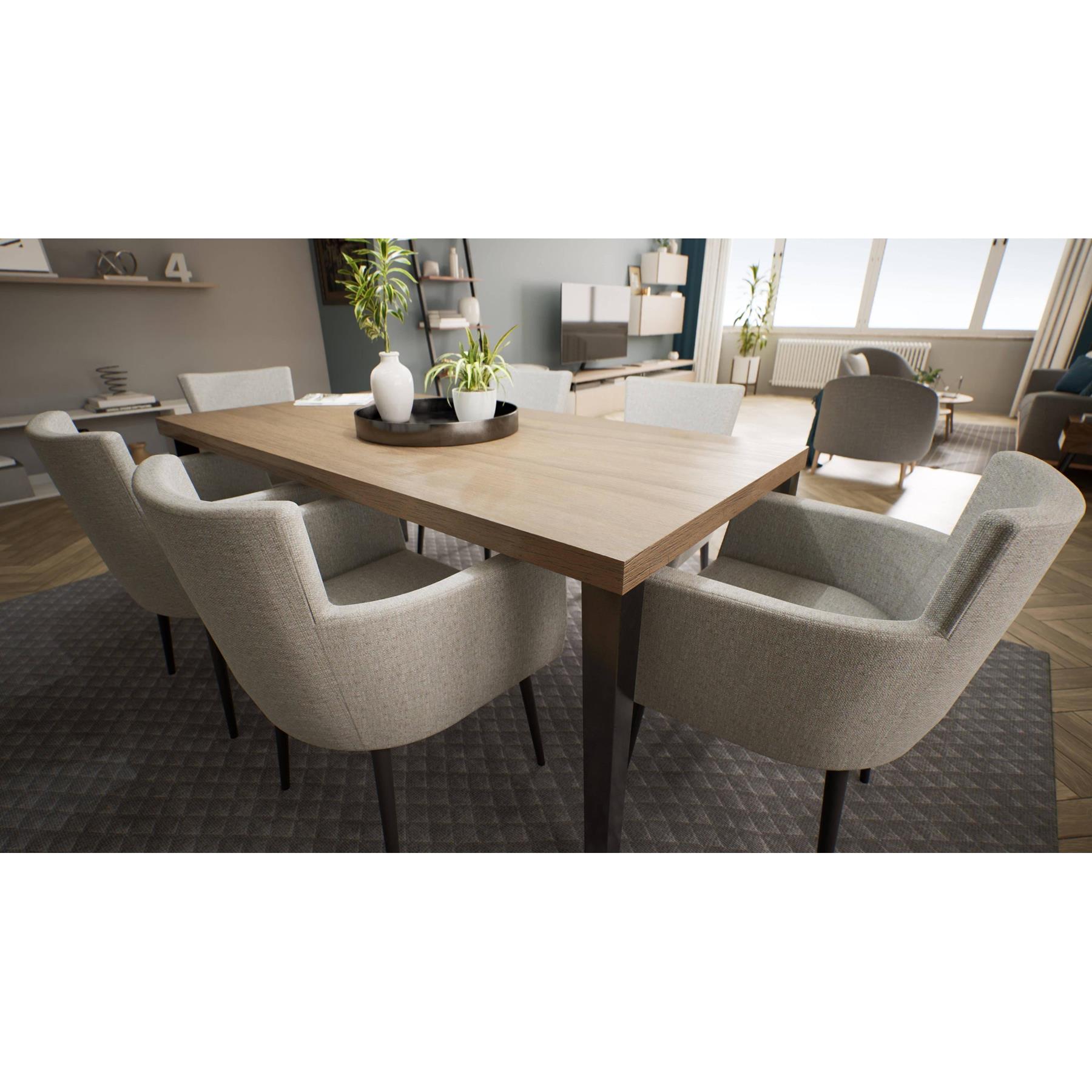 NADUVI Collection Set van 4 eetkamerstoelen Billie