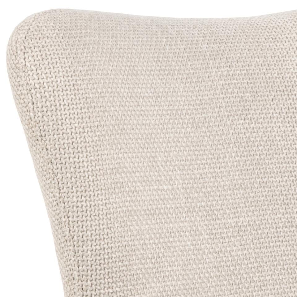 Giga Living - Eetkamerstoel met Armleuning Beige - Erwin - Set van 2