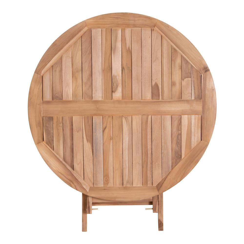 House Nordic Oviedo Ronde Eettafel Teakhout