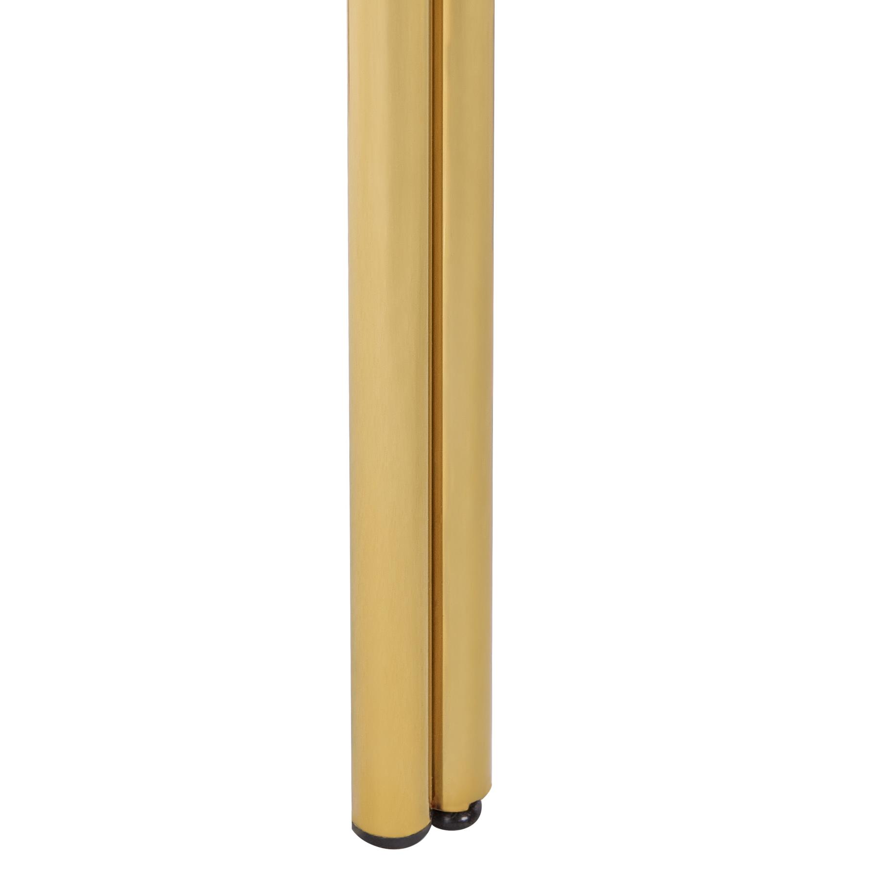 Beliani - LOVELL - Sidetable - Lichtbruin|Goud - Hout