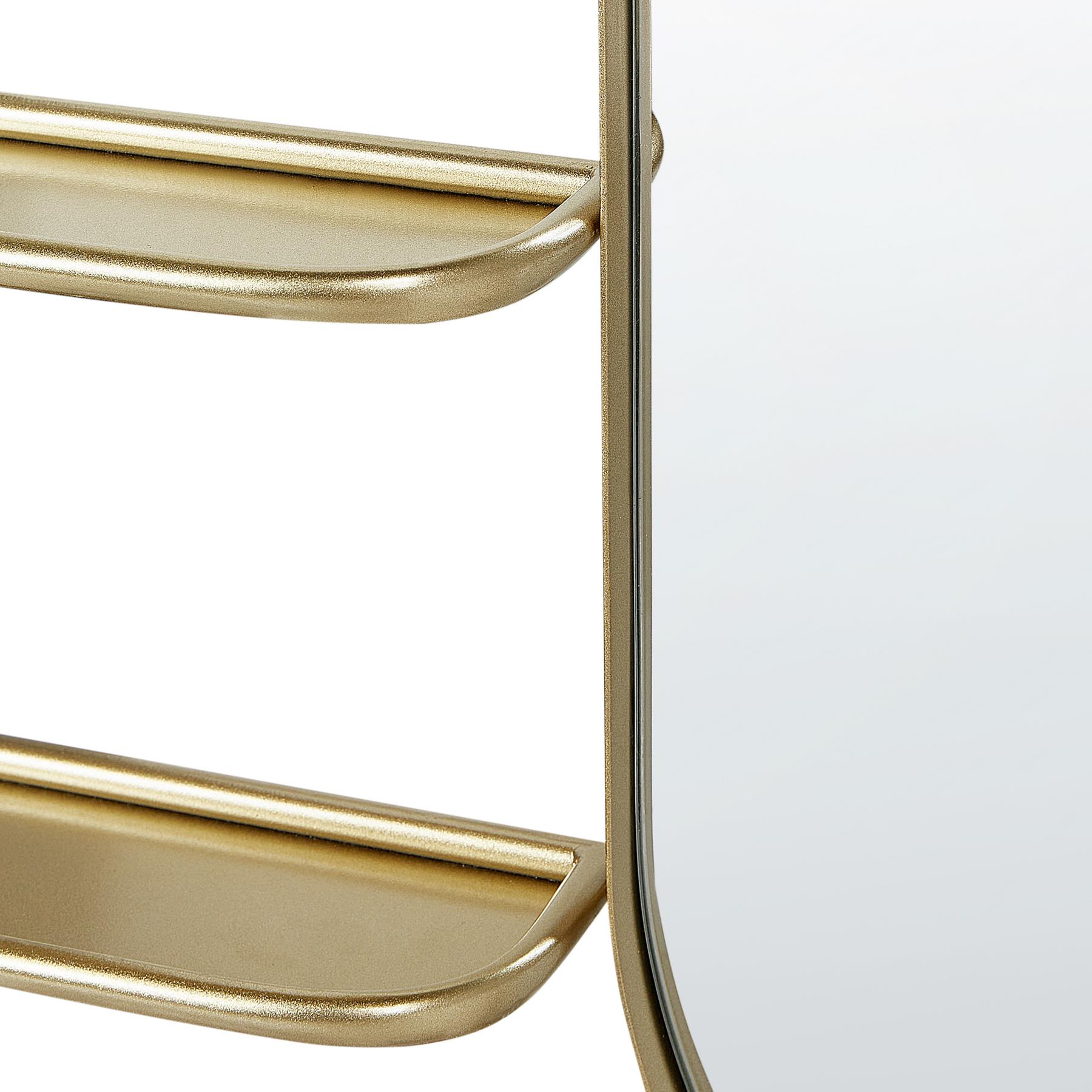 Beliani - BRION - Wandspiegel - Goud - Glas