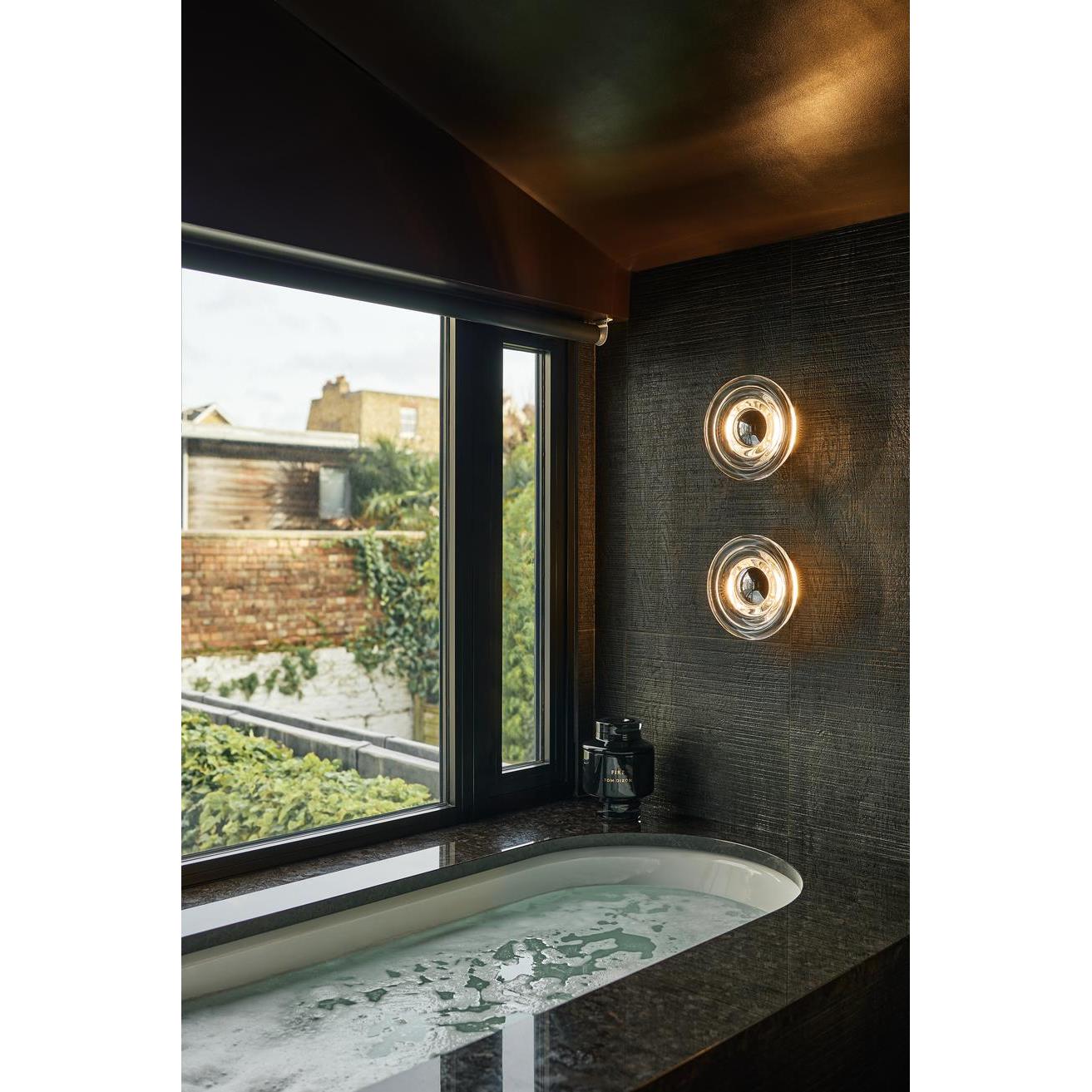 Tom Dixon Press wandlamp LED large Ø35 transparant