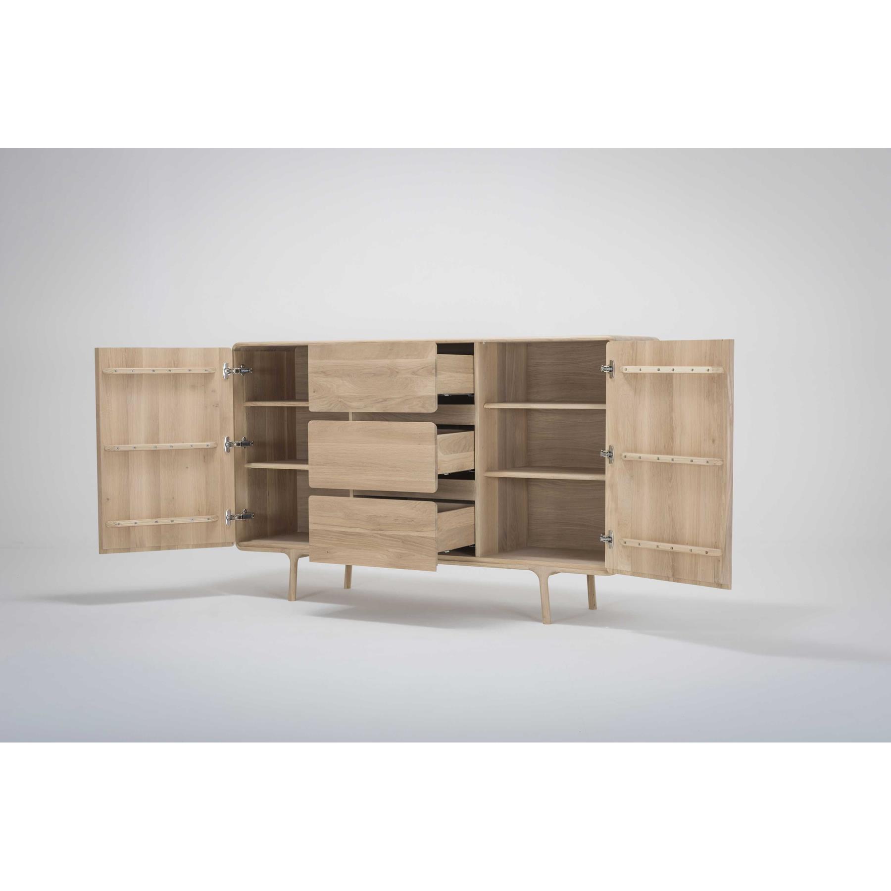 Gazzda Fawn Dressoir tv-meubel 180x45x110 whitewash