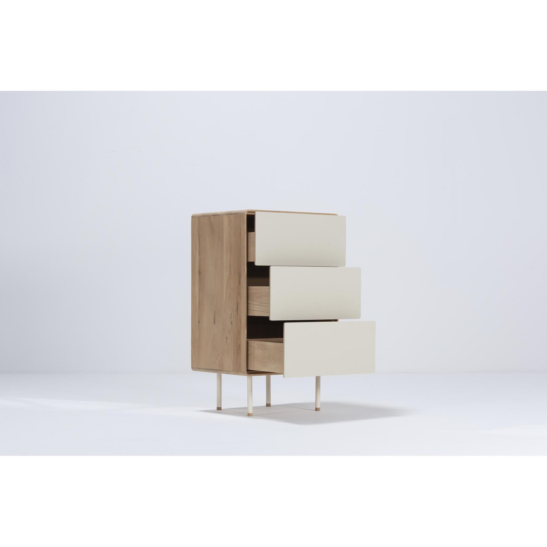 Gazzda Fina ladekast 60x45 natural|zwart