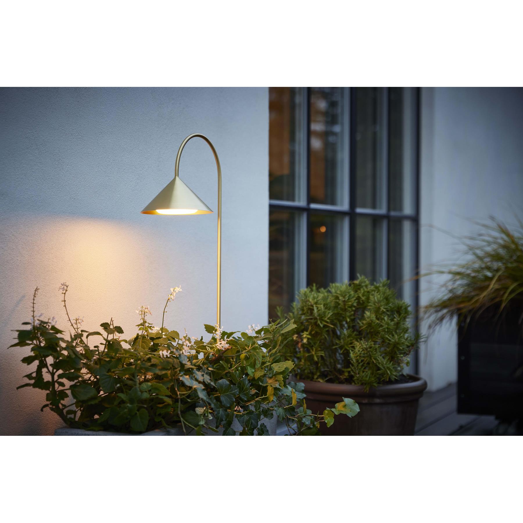 Frandsen Grasp sokkellamp H60 LED oplaadbaar matt black