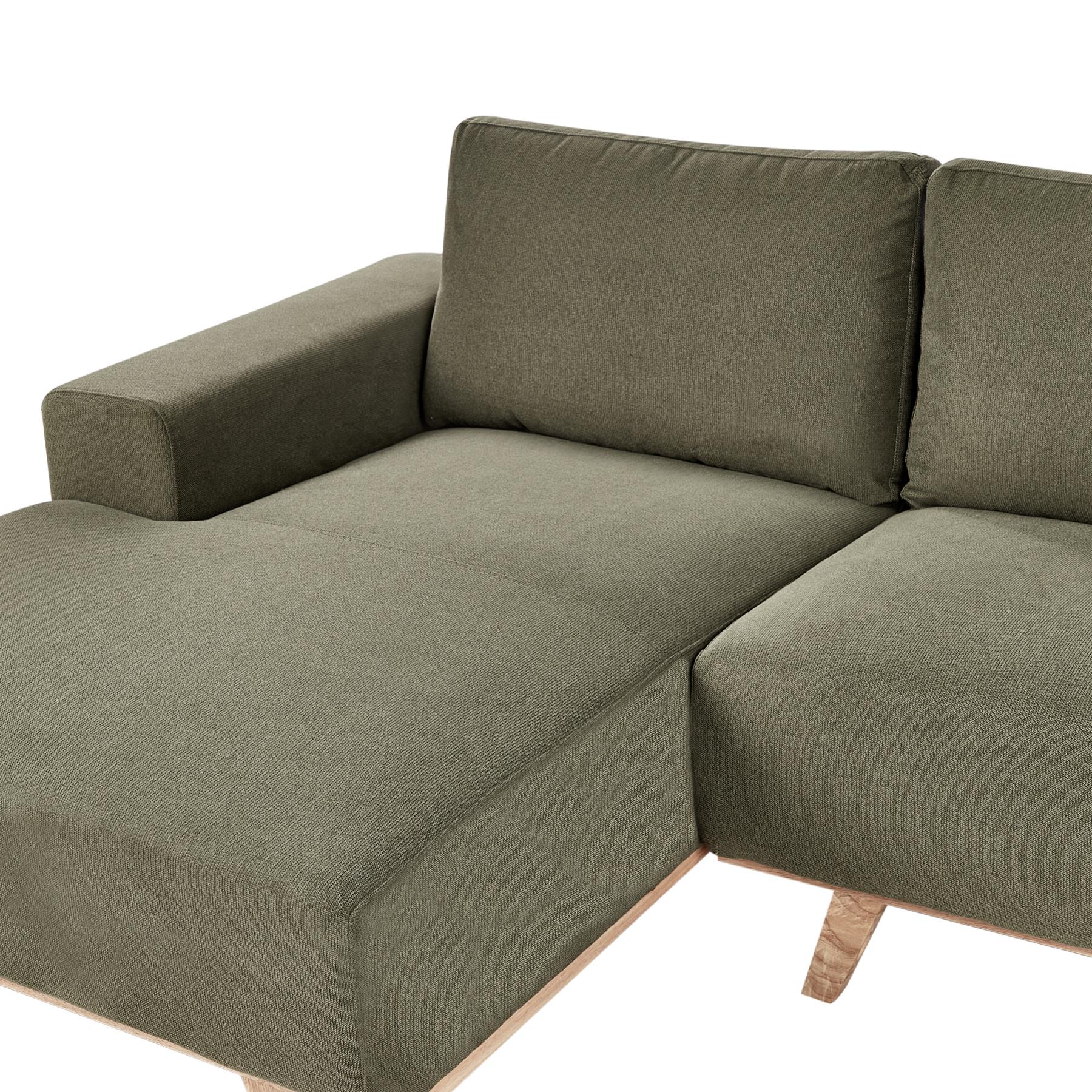 Beliani - NORA - Hoekbank - Groen - Rechtszijdig - Polyester