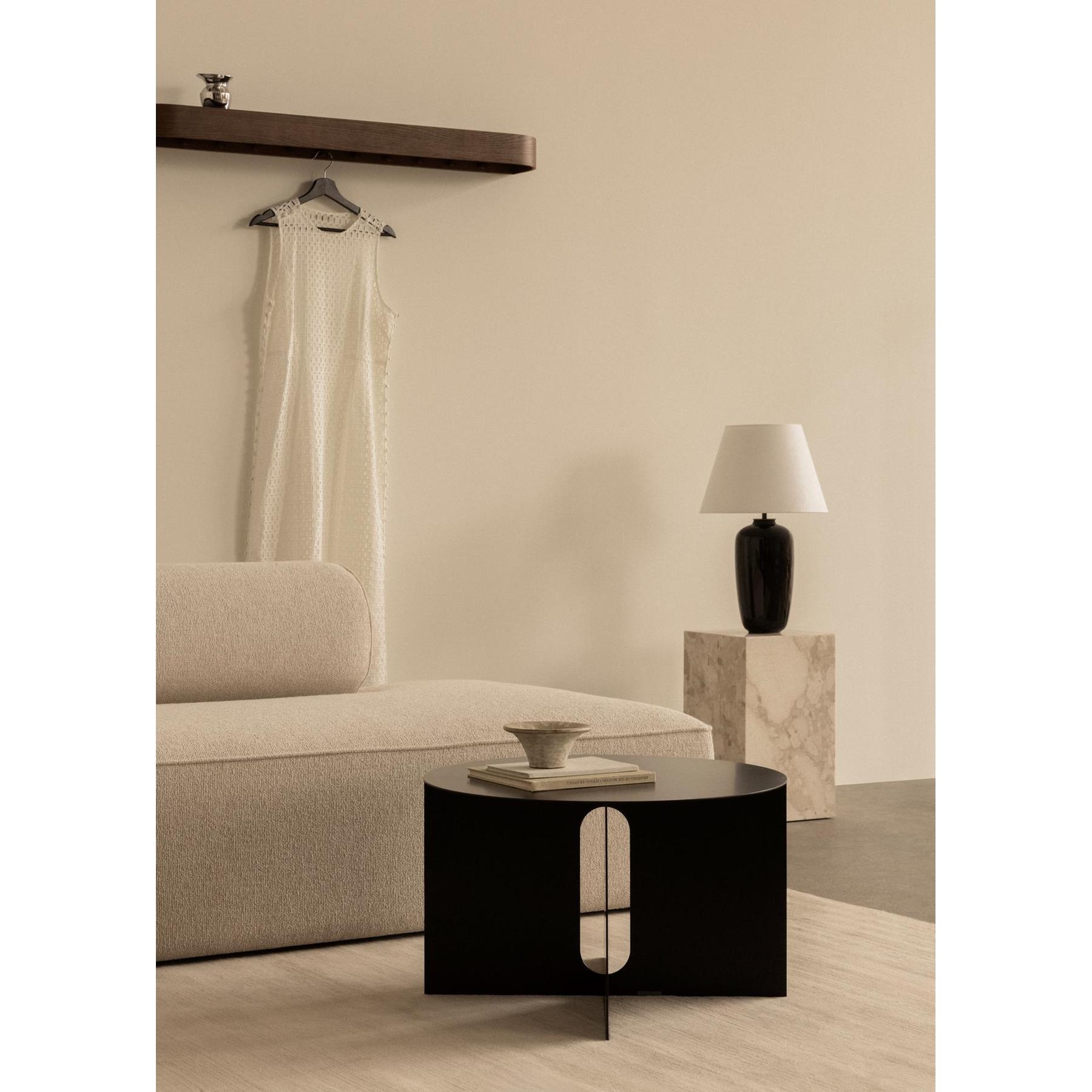 Audo Copenhagen Androgyne bijzettafel Ø63 zwart staal