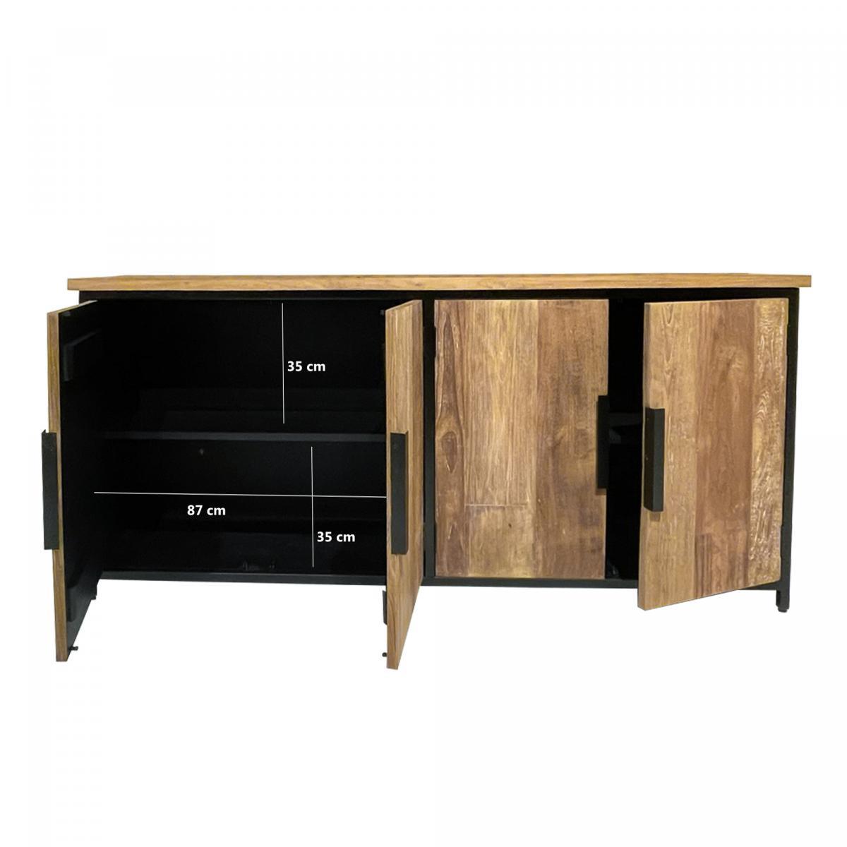 Livingfurn - Dressoir Tomar 185cm - Teakhout