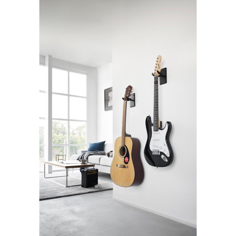 Yamazaki Gitaar Houder Muur - Tower - Zwart