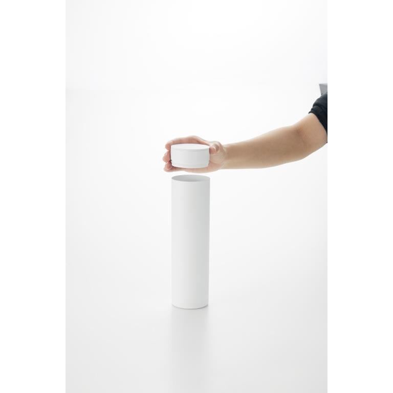 Yamazaki Tissuebox Rond - Tower - Wit
