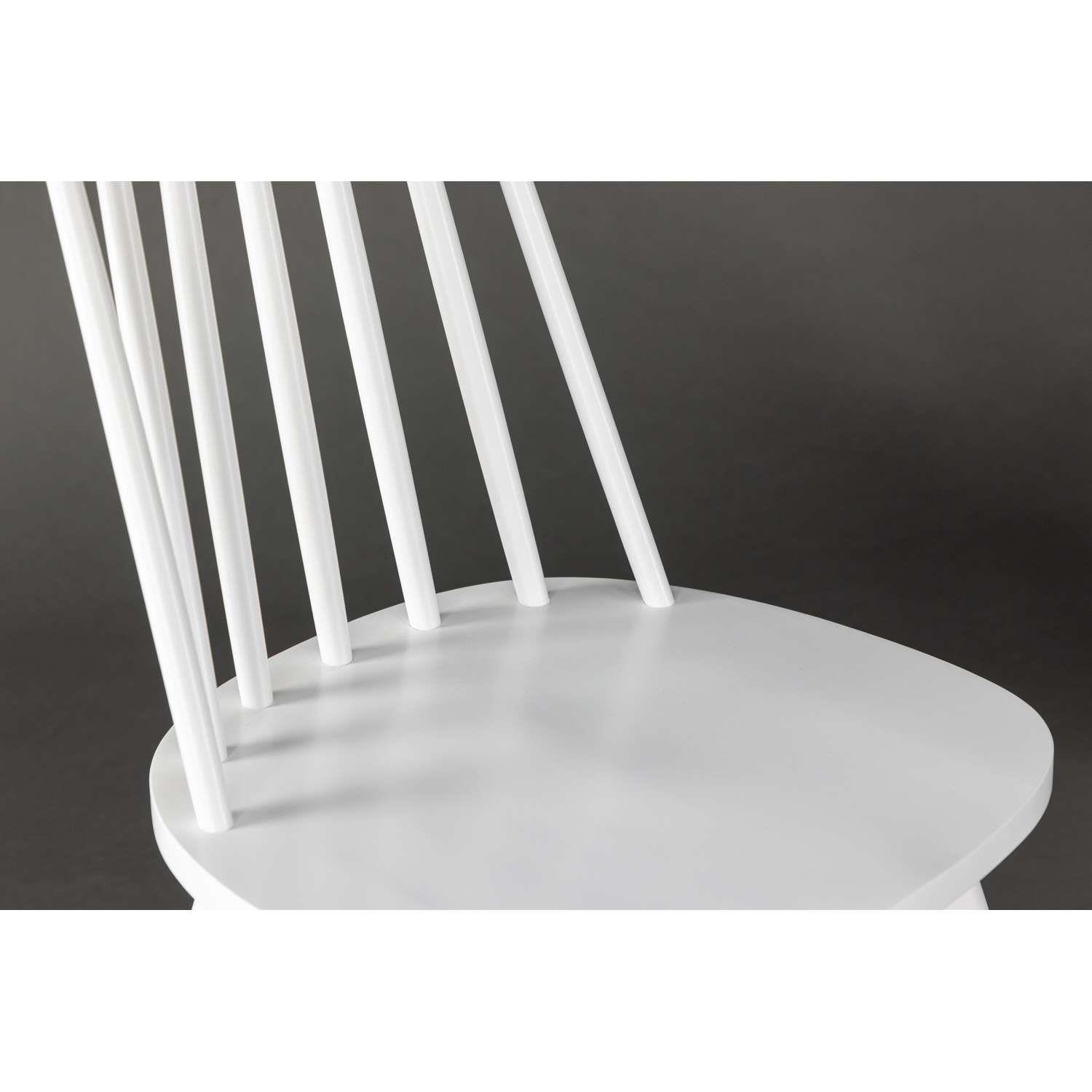 Venture Home Lönneberga Stoel 50 x 88 x 43 - Wit - 2-pack