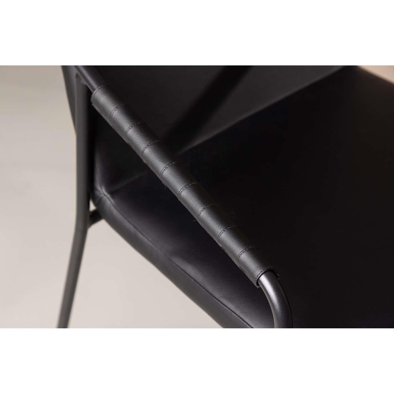 Venture Home Tvist Stoel 56 x 107 x 55 - Zwart - 2-pack