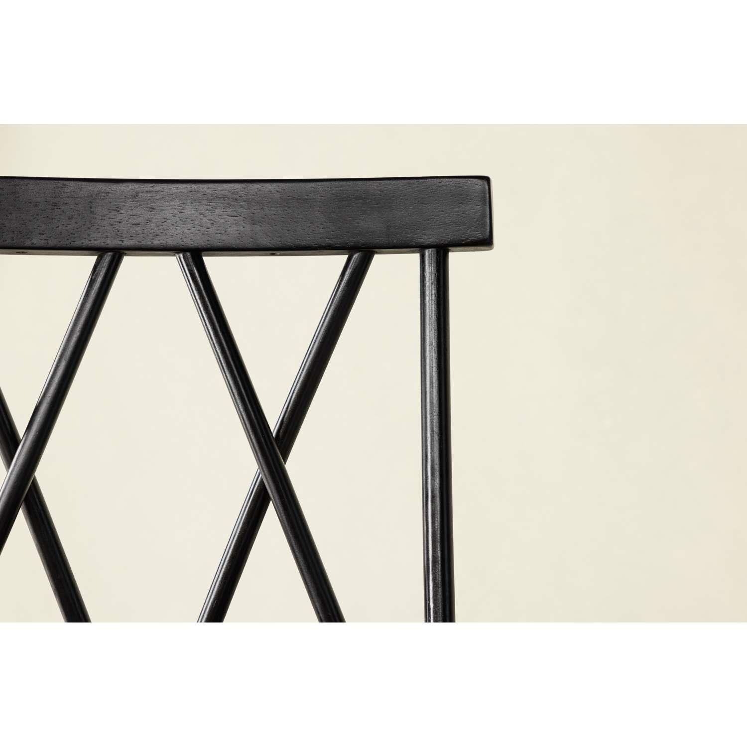 Venture Home Mollöström Stoel 44 x 90 x 43 - Zwart - 2-pack