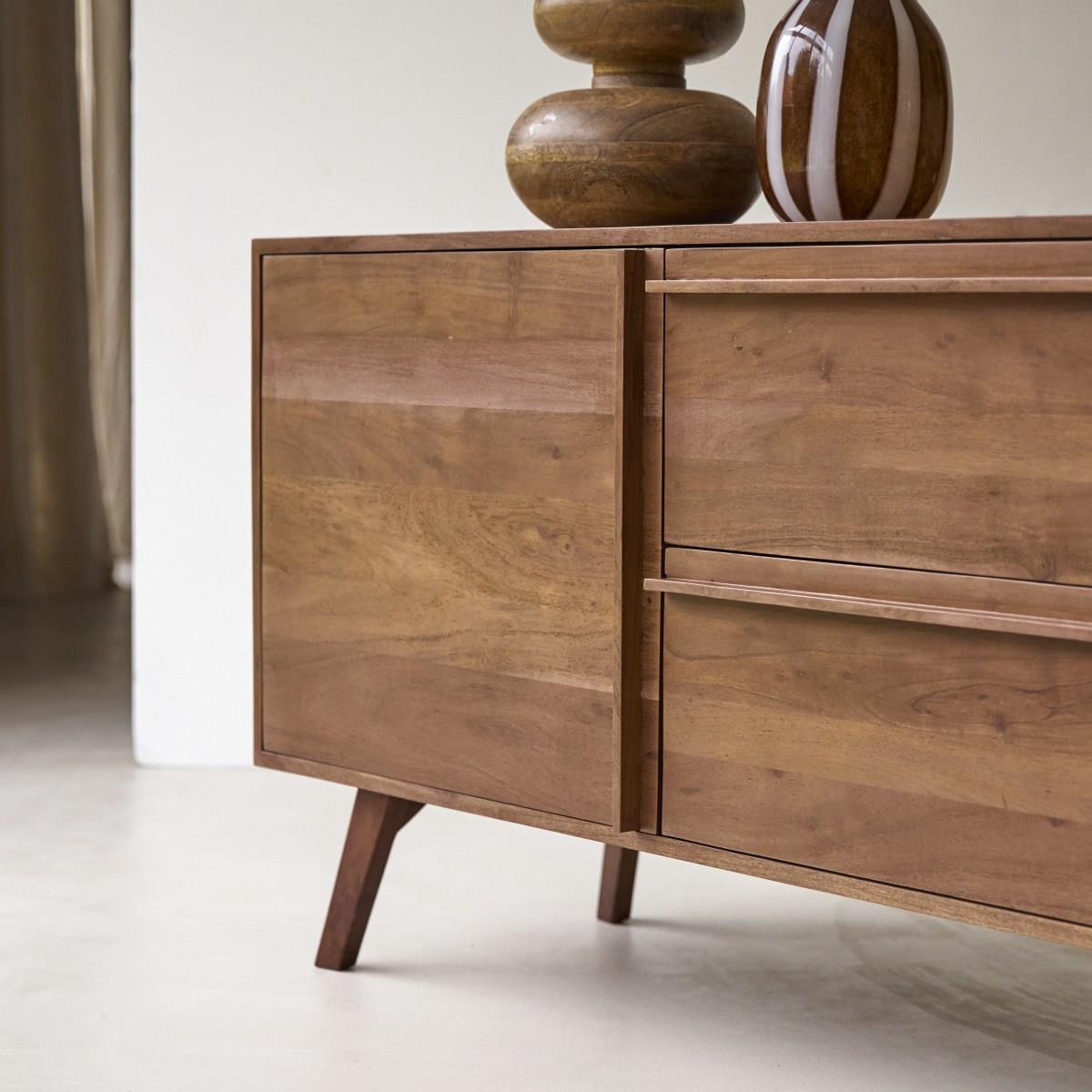 Tikamoon - Dressoir Niels van acaciahout 175 cm
