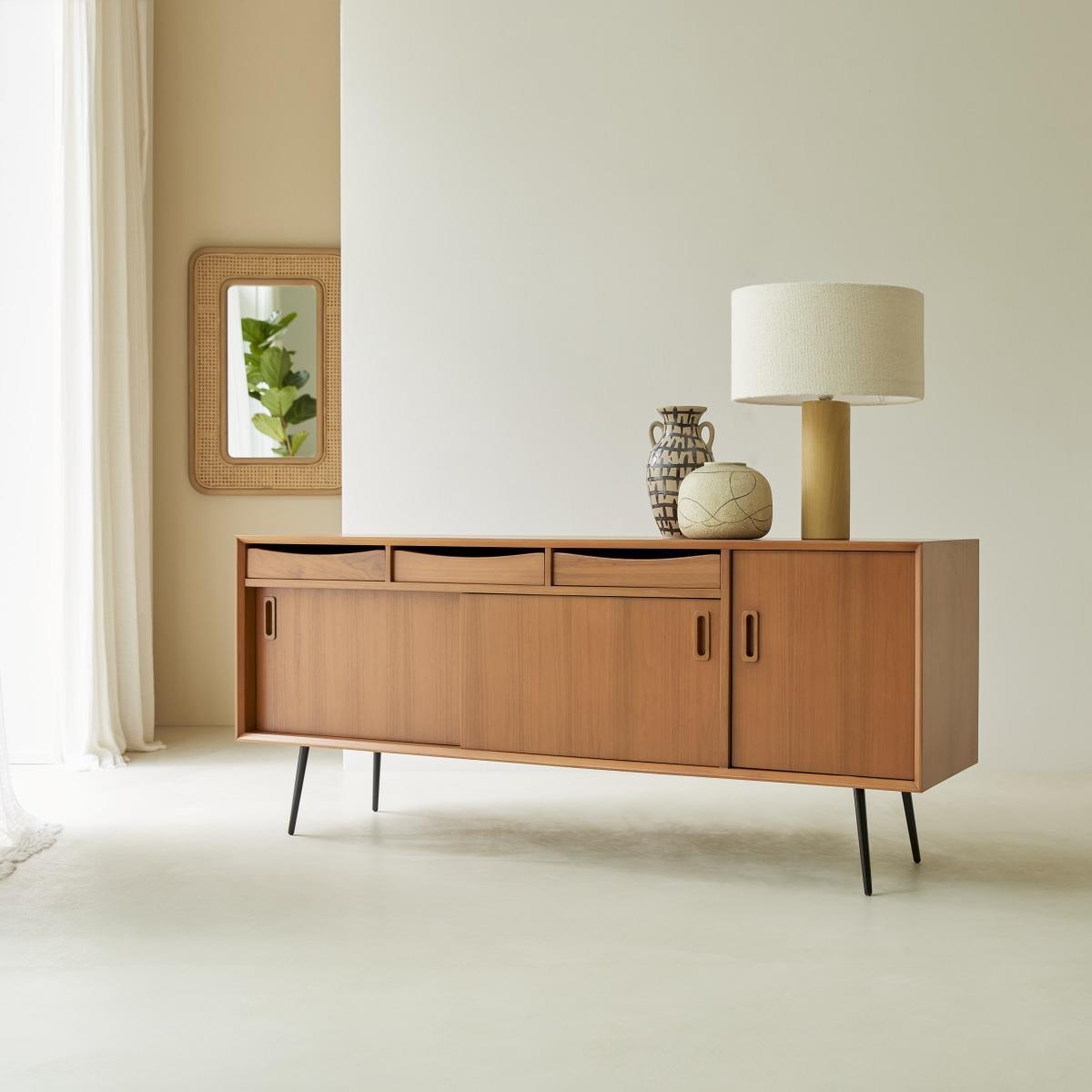 Tikamoon - Simen - Teakhouten dressoir 170 cm