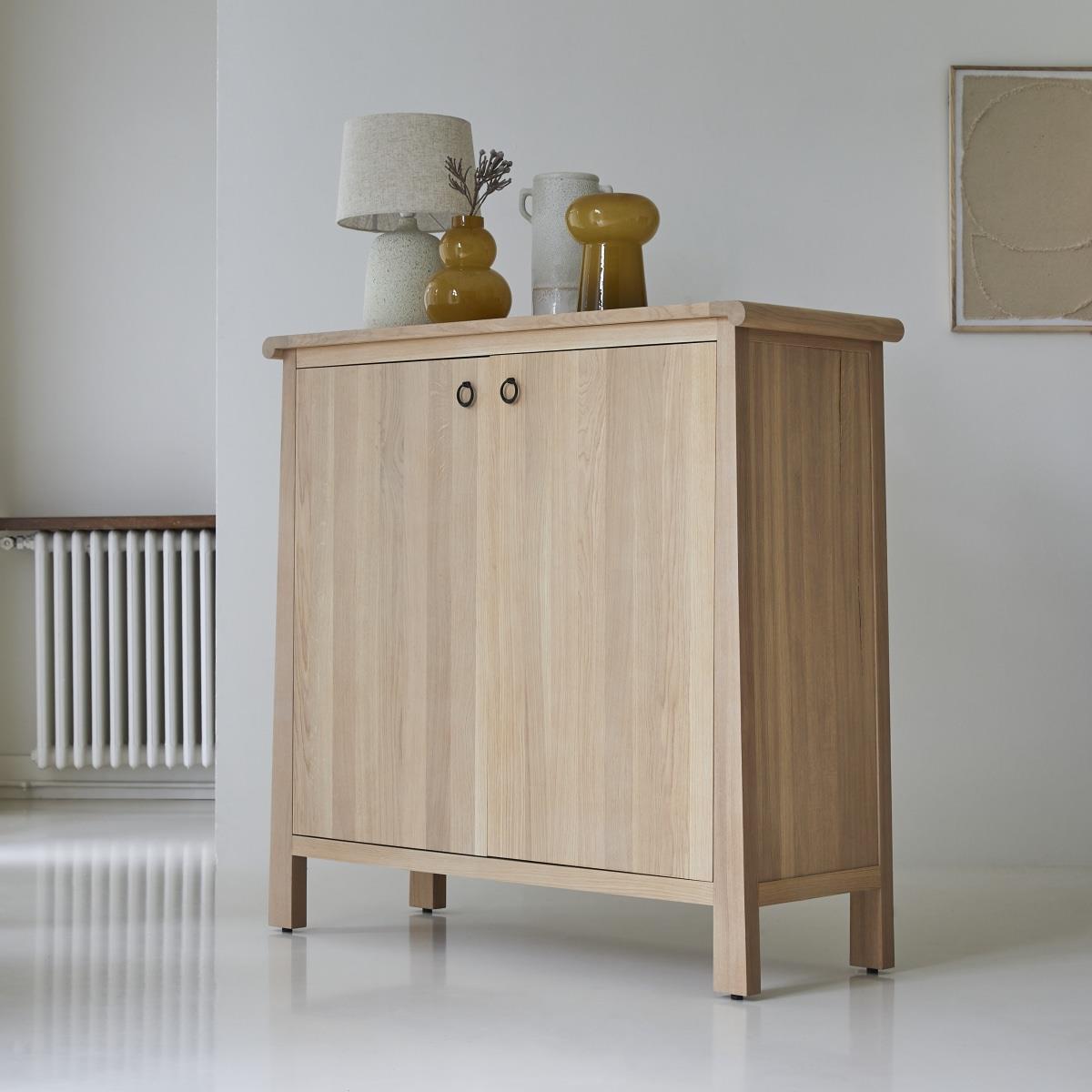 Tikamoon - Eikenhouten dressoir 125 Volute