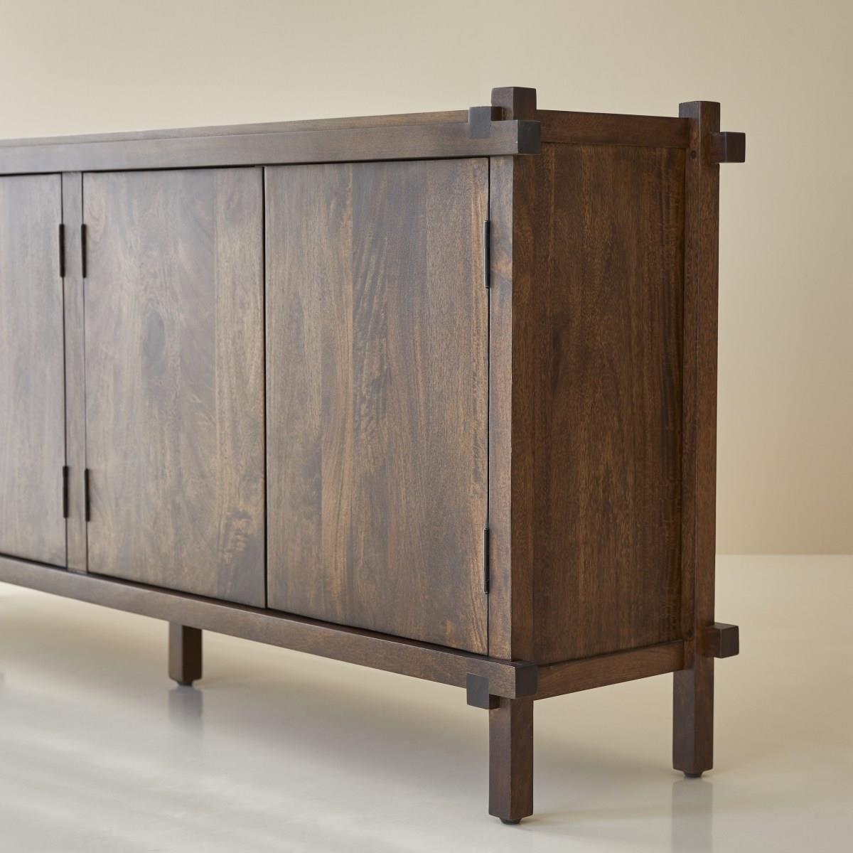 Tikamoon - Arko - Buffetkast van massief mangohout 190 cm