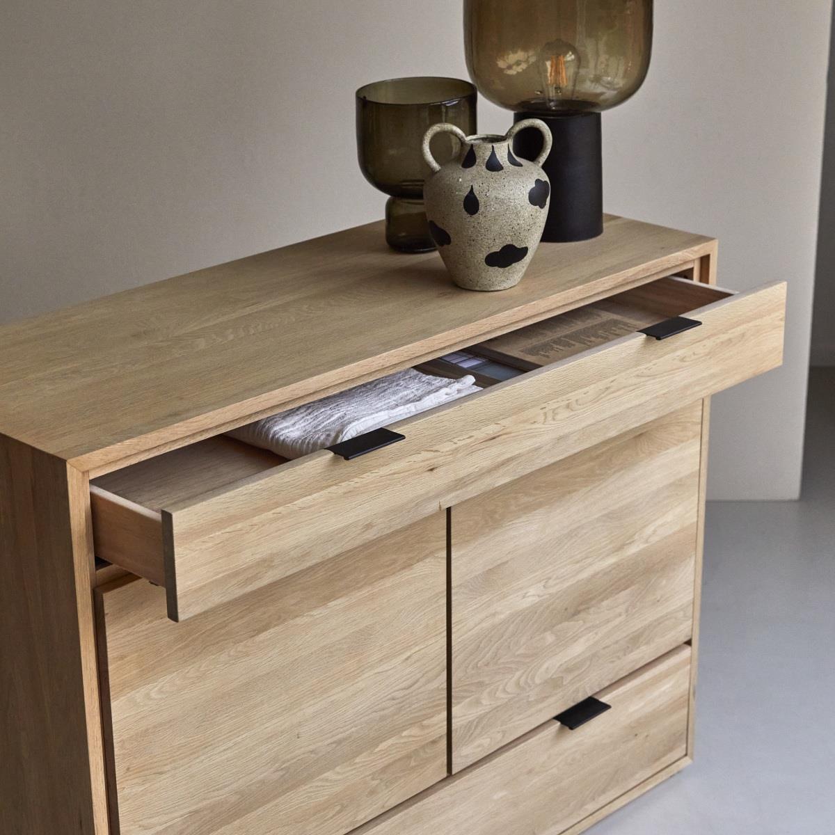 Tikamoon - Senson - Massief eikenhouten buffet 120 cm