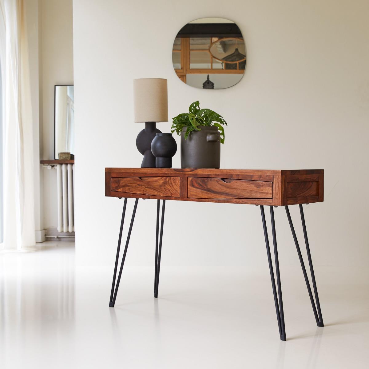 Tikamoon - Bonnie - Massief palissander bijzettafel