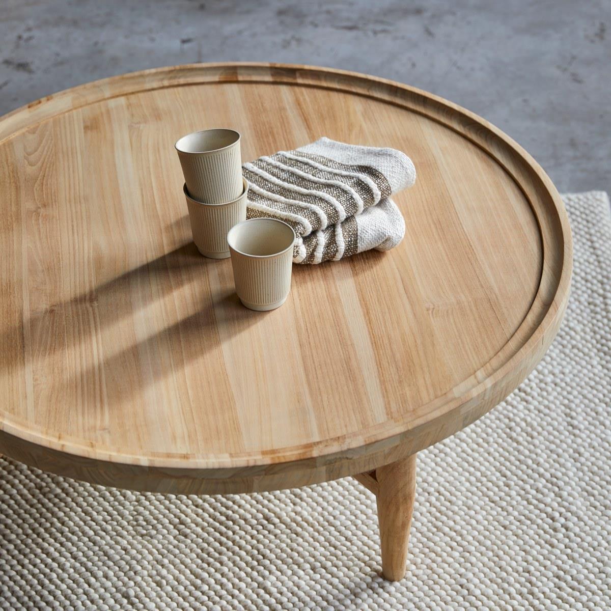 Tikamoon - Milla - Massief teakhouten salontafel