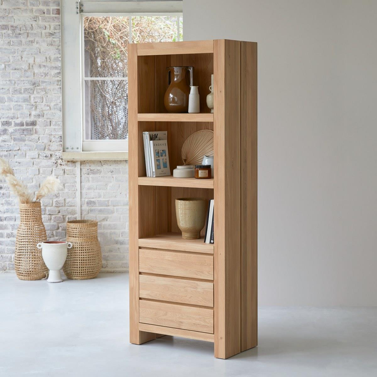Tikamoon - Eden - Massief eiken boekenkast