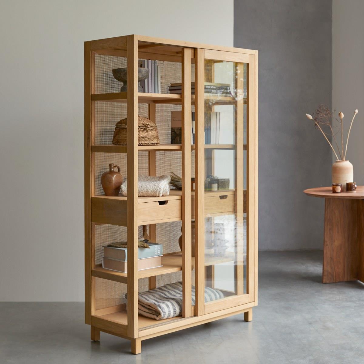 Tikamoon - Adel - Massief eiken boekenkast