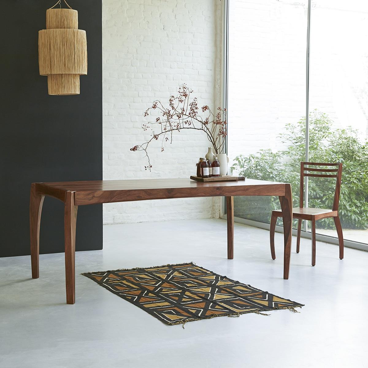 Tikamoon - Luna - Tafel van massief palissander voor 6|8 personen.