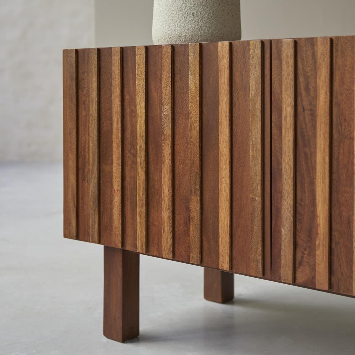 Tikamoon - Tv-meubel in massief mangohout Milo 140 cm