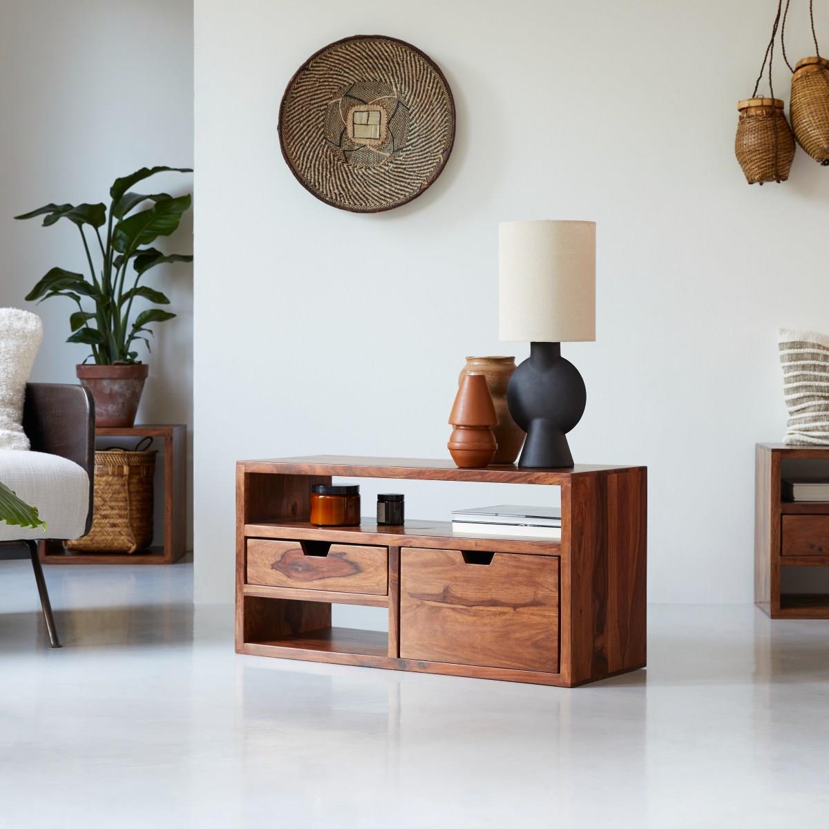 Tikamoon - Kwarto - Massief palissander tv-meubel 85 cm