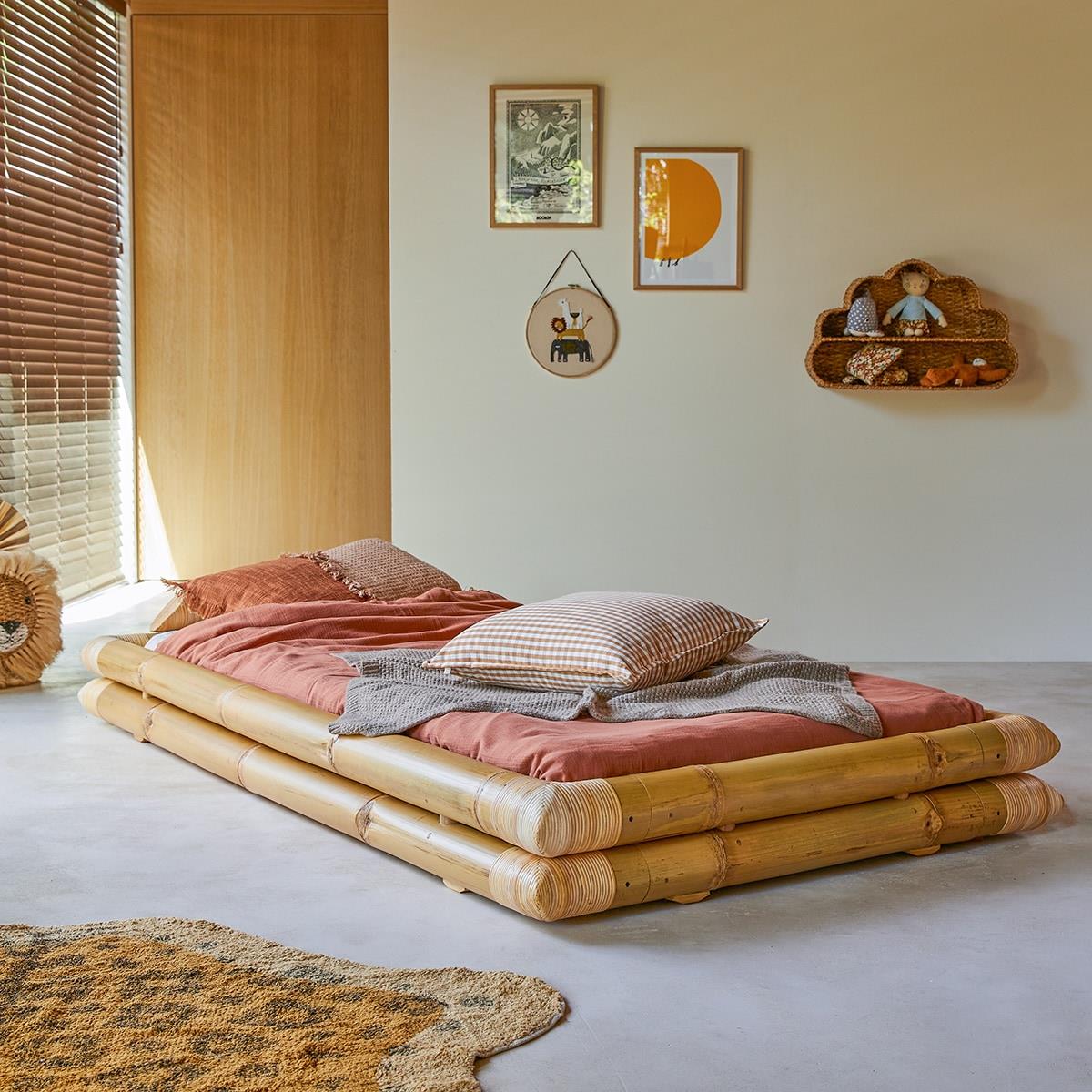Tikamoon - Balyss - Bamboe futonbed 90 x 190 cm