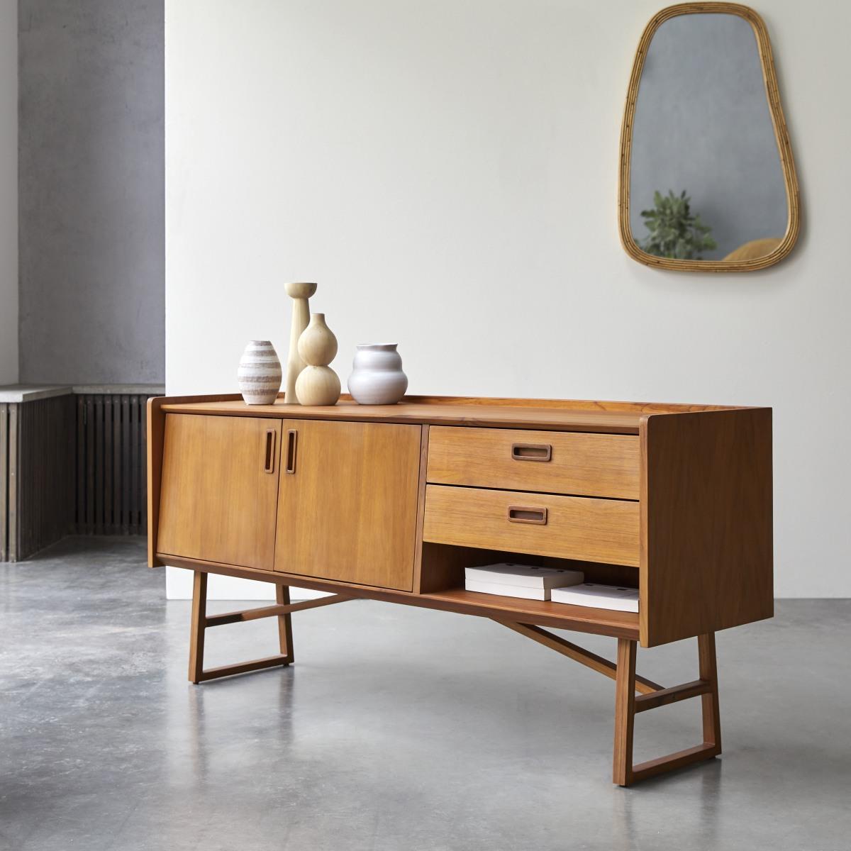 Tikamoon - Marcus - Teakhouten buffet 160 cm