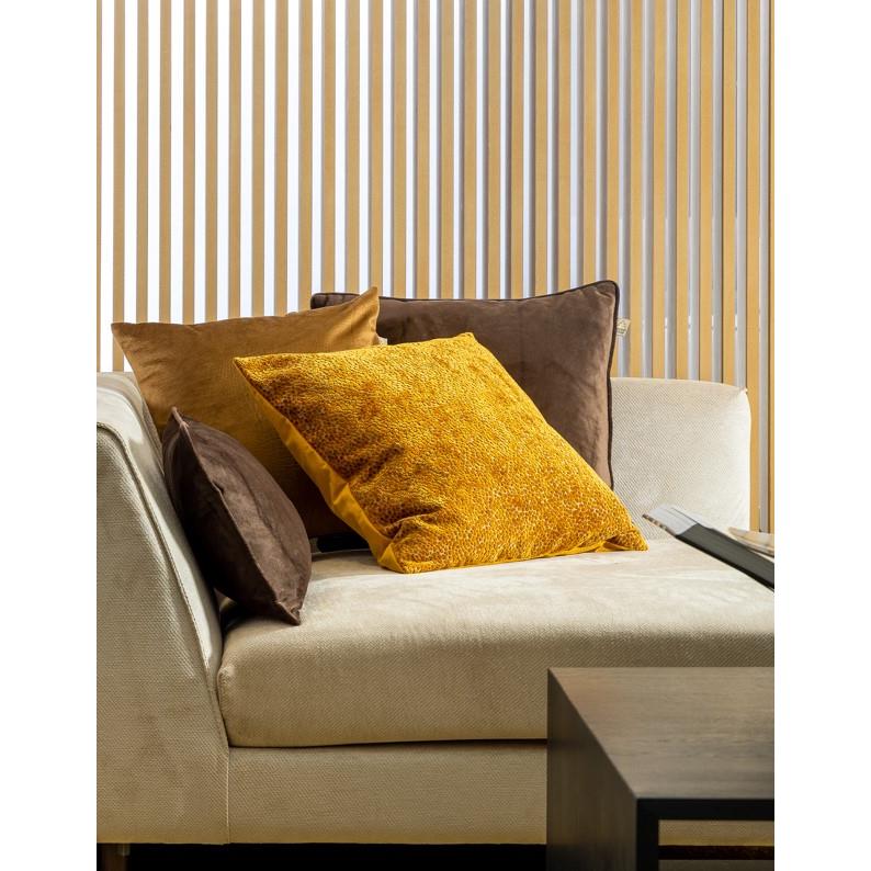 Dutch Decor kussenhoes CROCO - 40x40 cm Tobacco Brown