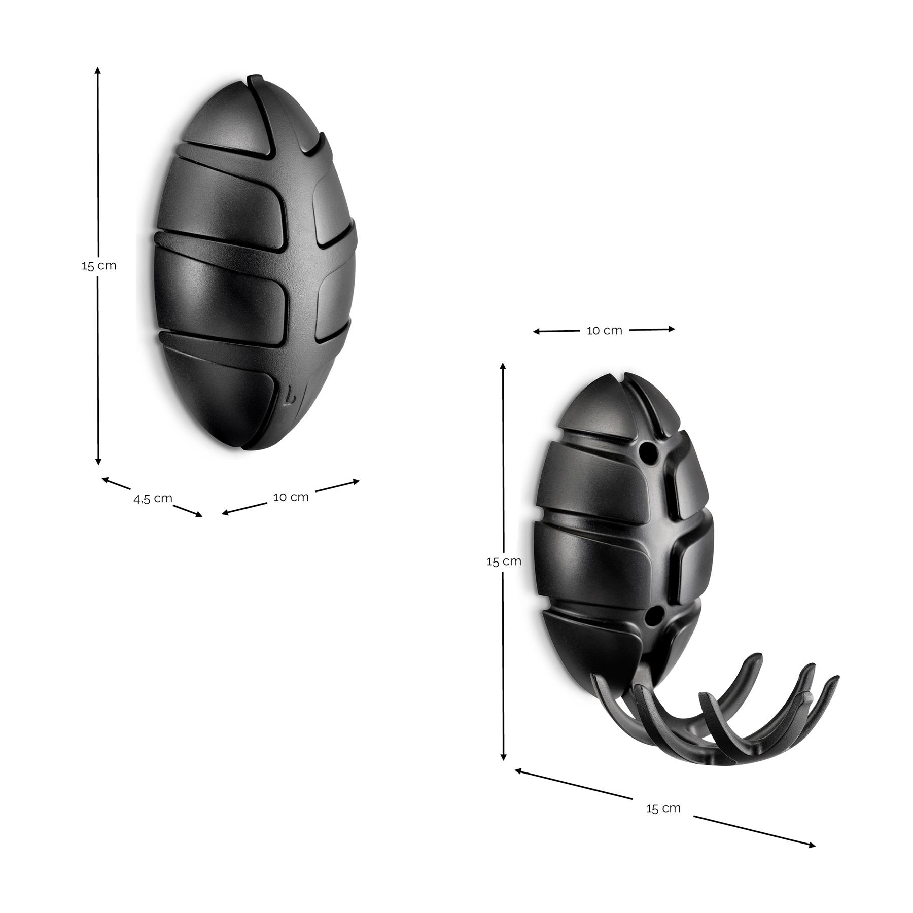 SPINDER DESIGN BUG Wandkapstok - Goud | Goud