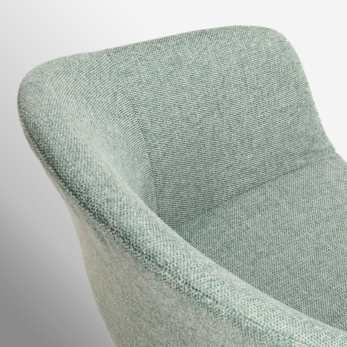 Nolon Noa-Otis Eetkamerstoelen Set van 2 - Zacht Groen - Witte Poten