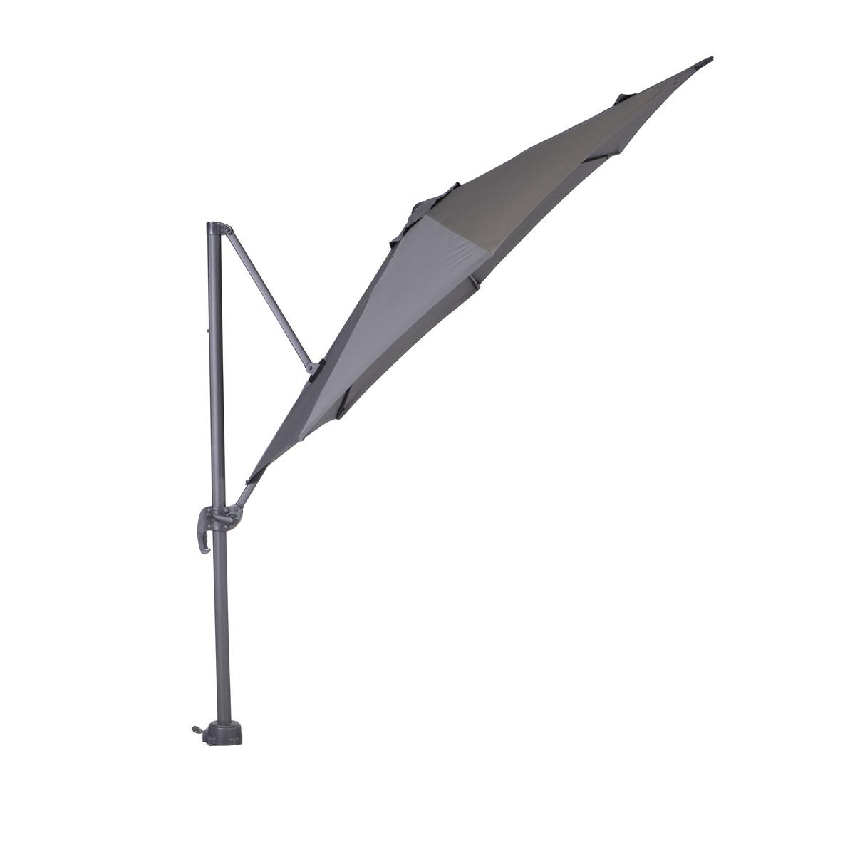 Garden Impressions Hawaii zweefparasol S Ø300 - donker grijs