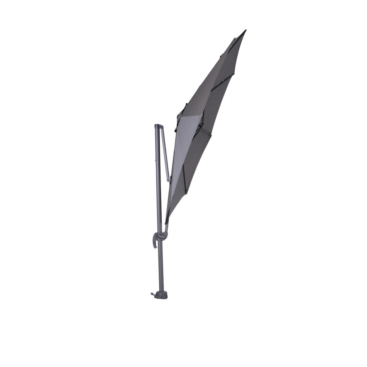 Garden Impressions Hawaii zweefparasol S Ø300 - donker grijs