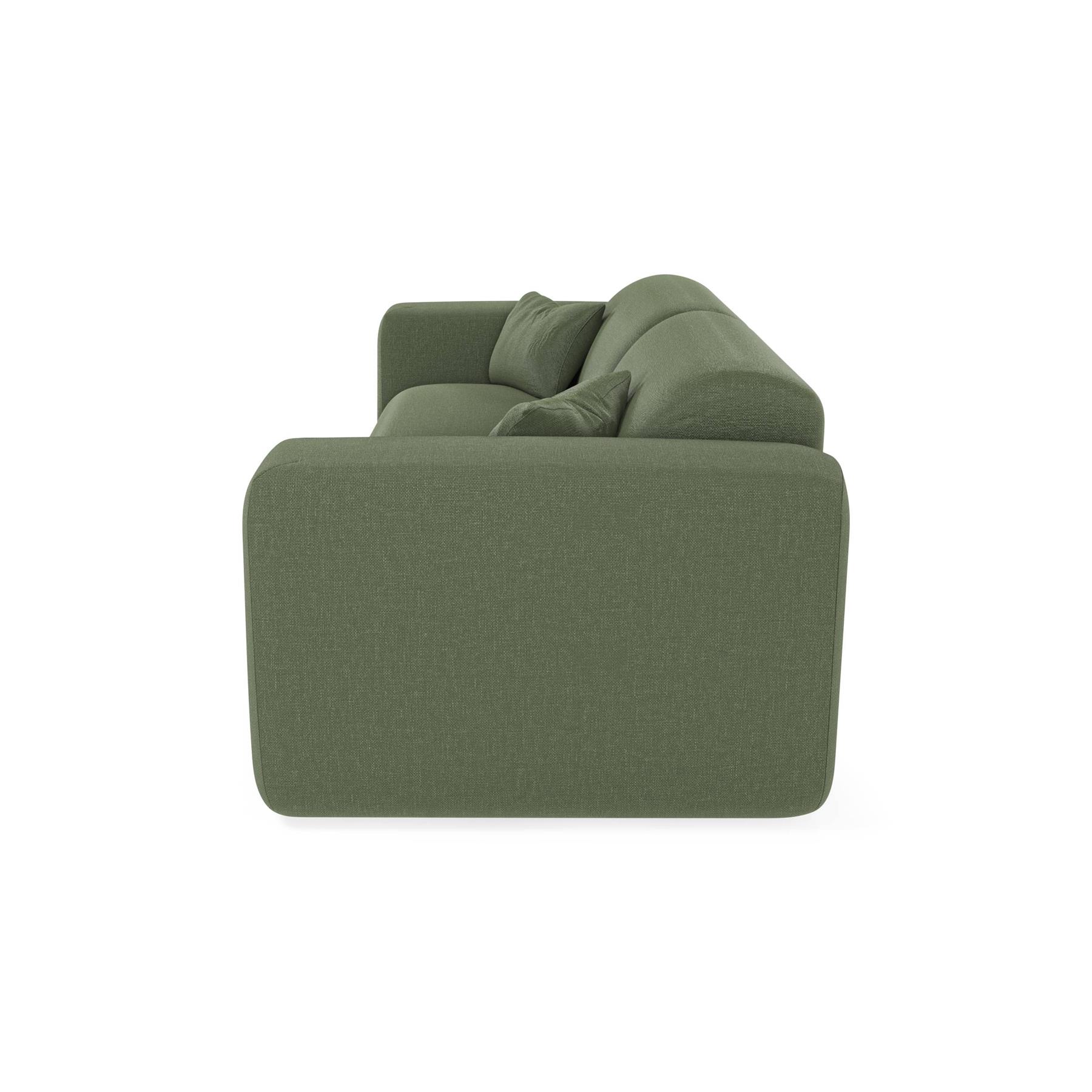 Express slaapbank dunlopillo 160cm olijfgroen geweven stof