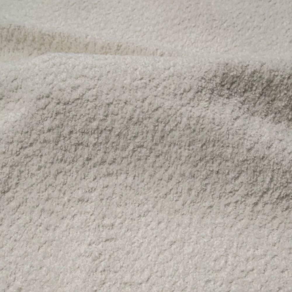Ombouwbare hoekbank bouclette crème 286cm