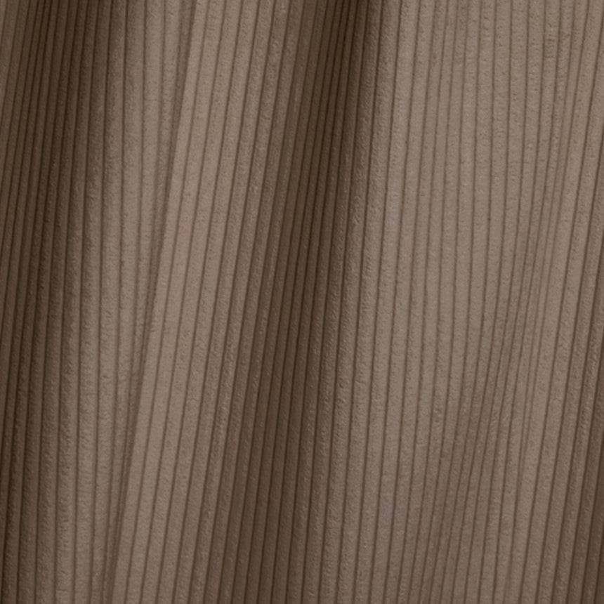 Slaapbank rechte hoek dunlopillo corduroy taupe 140cm
