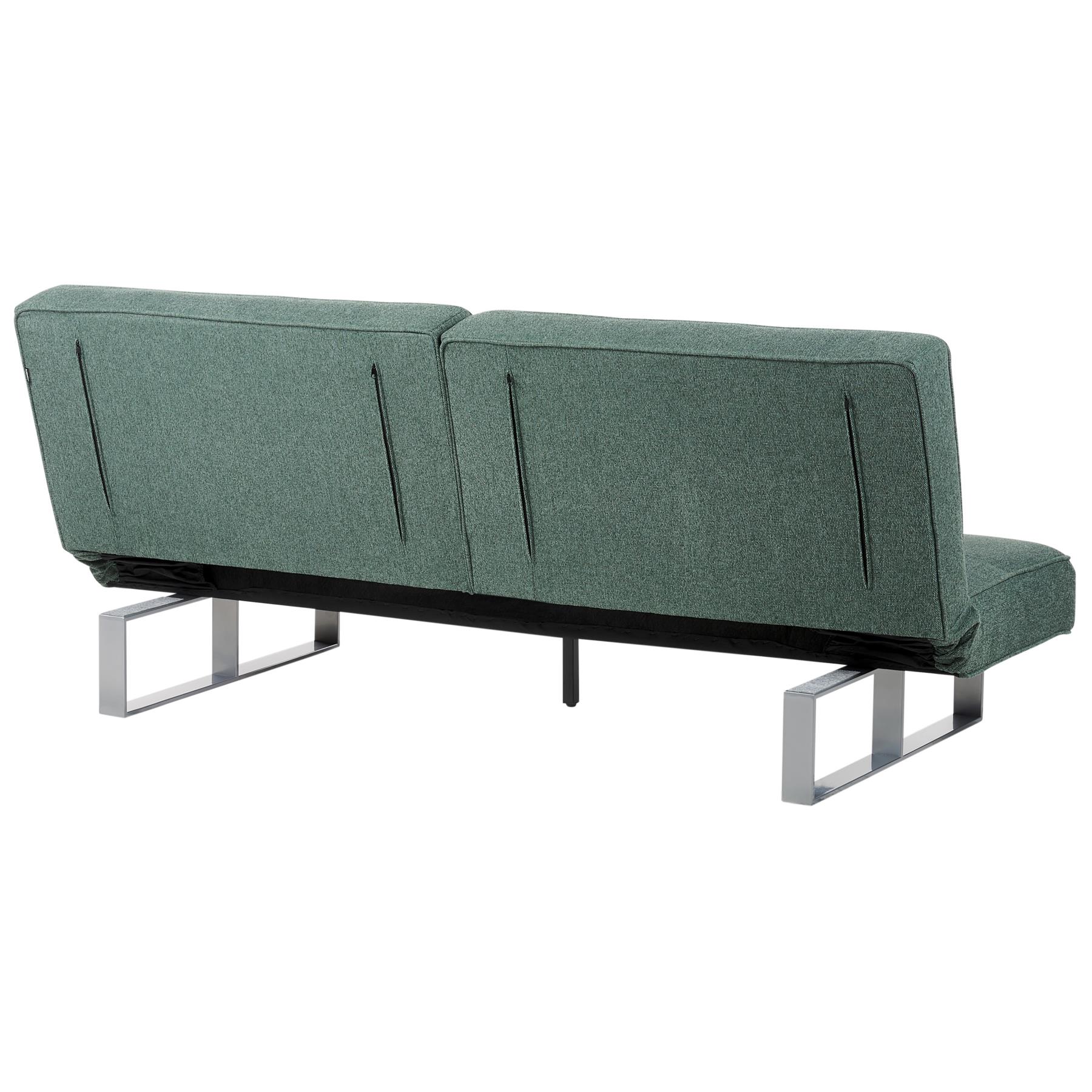 Beliani - DUBLIN - Slaapbank 3-zits - Groen - Polyester