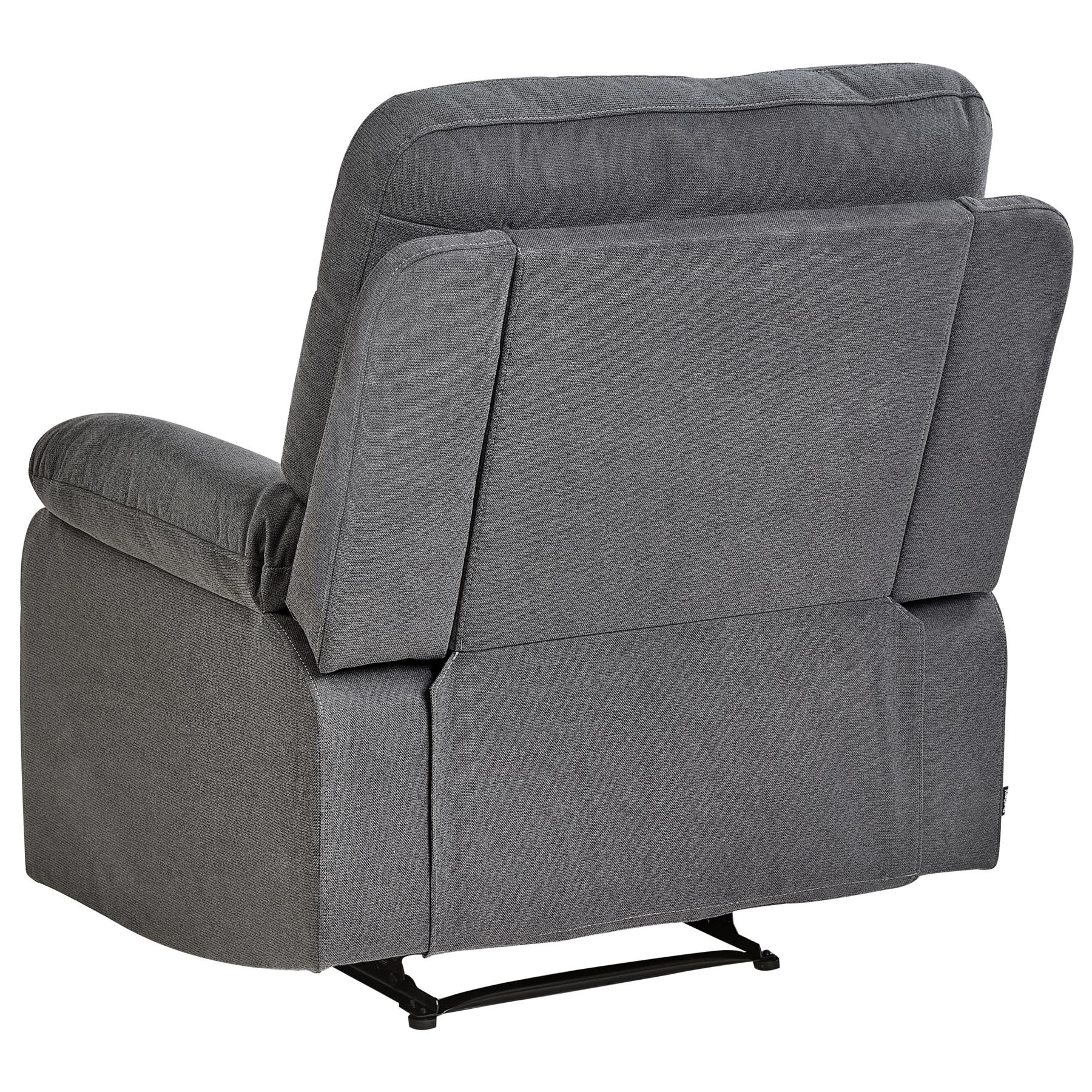 Beliani-BERGEN II -Fauteuil handmatig verstelbaar-Grijs-Polyester