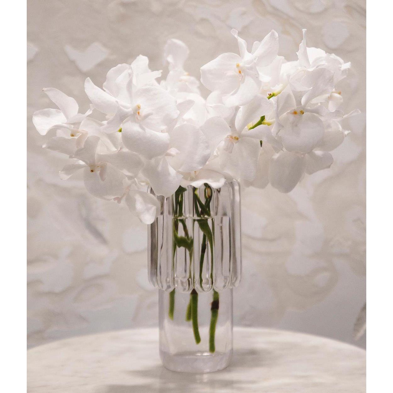 Tom Dixon Press vaas medium transparant
