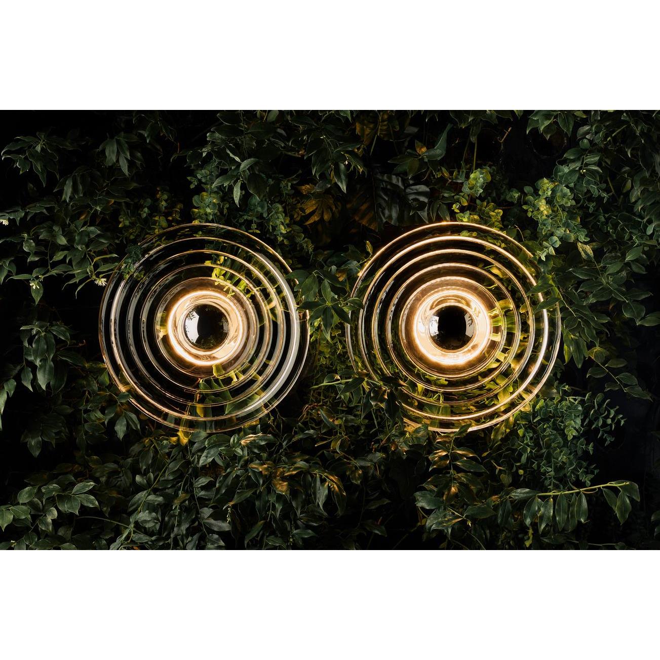 Tom Dixon Press wandlamp LED large Ø35 transparant