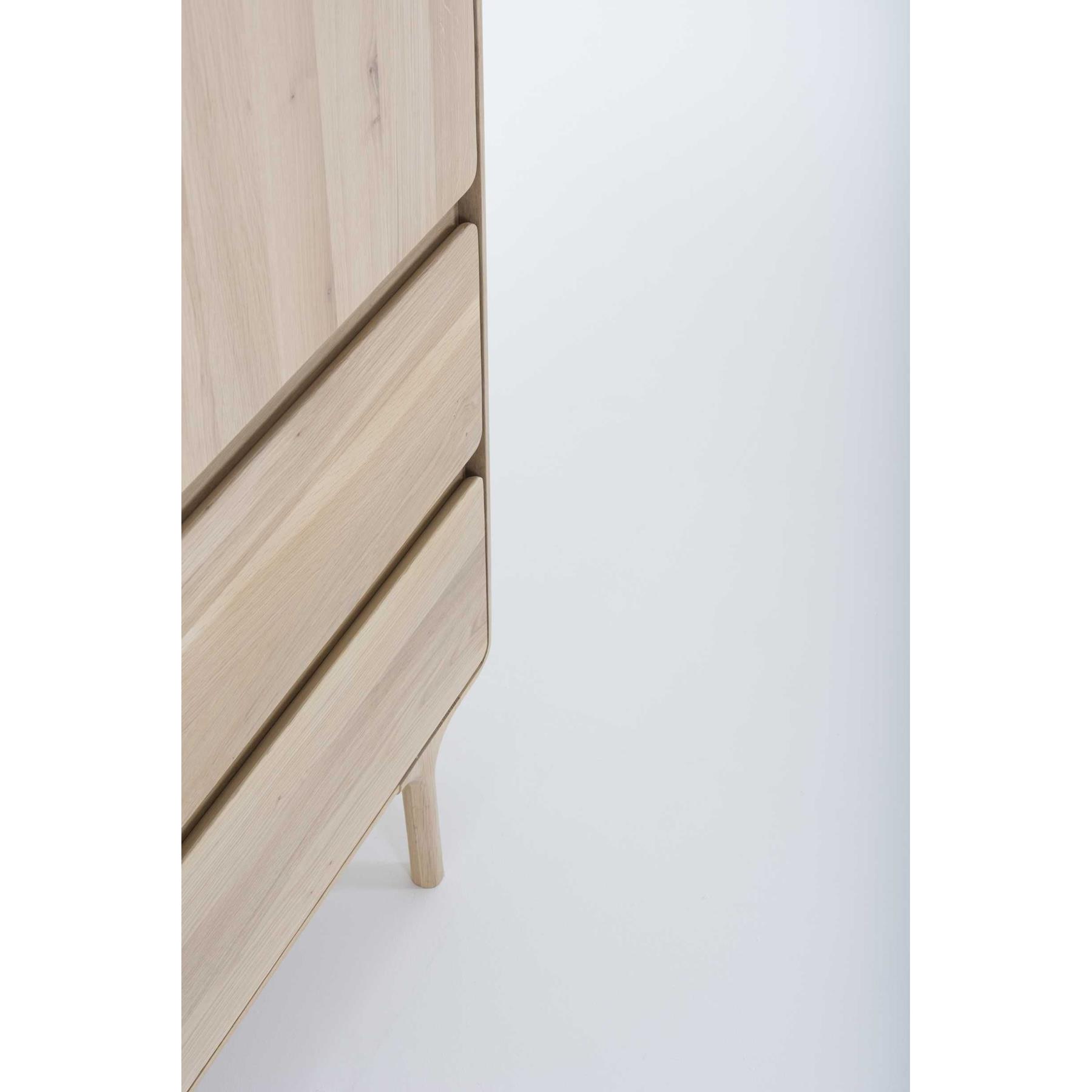 Gazzda Fawn kledingkast massief hout whitewash