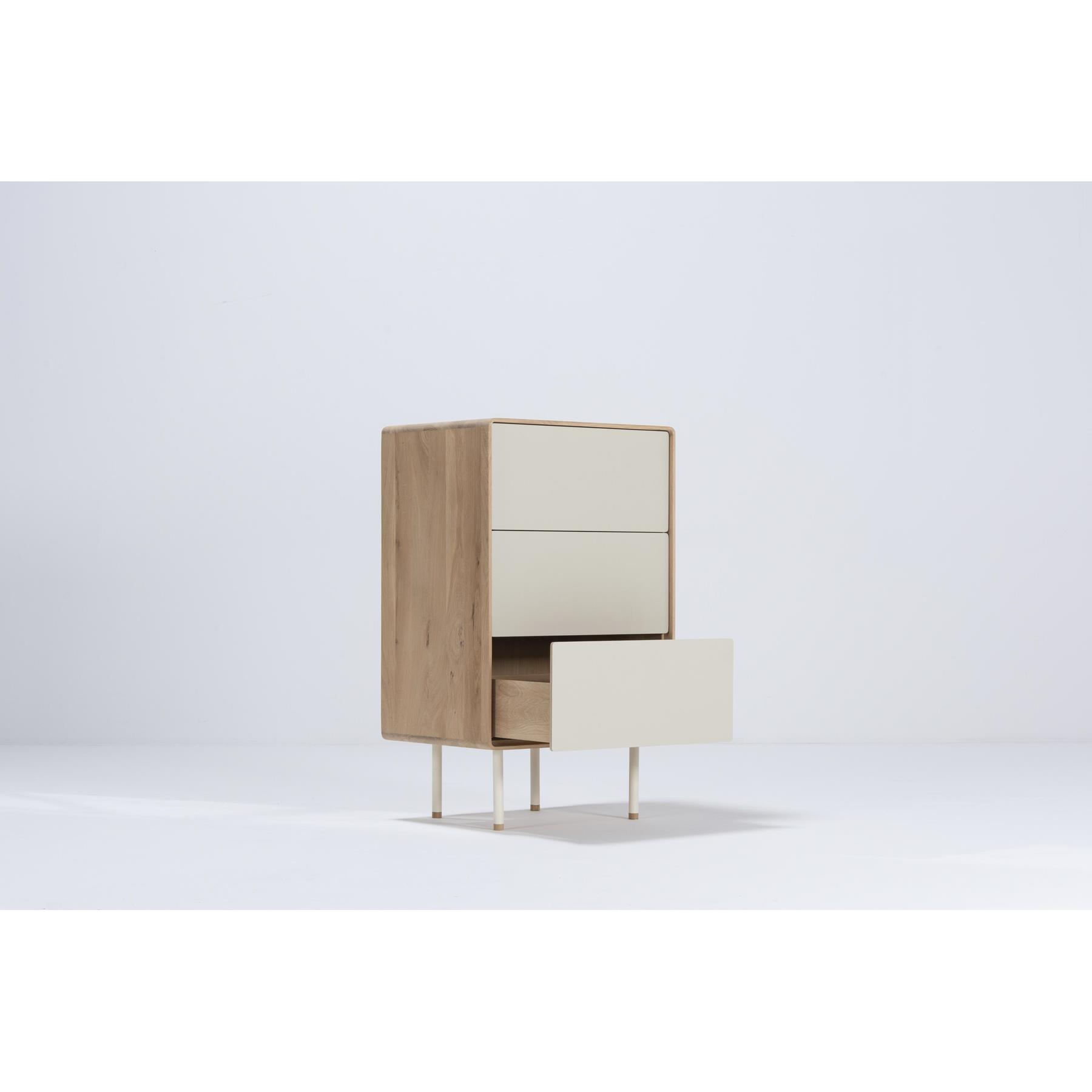 Gazzda Fina ladekast 60x45 natural|zwart