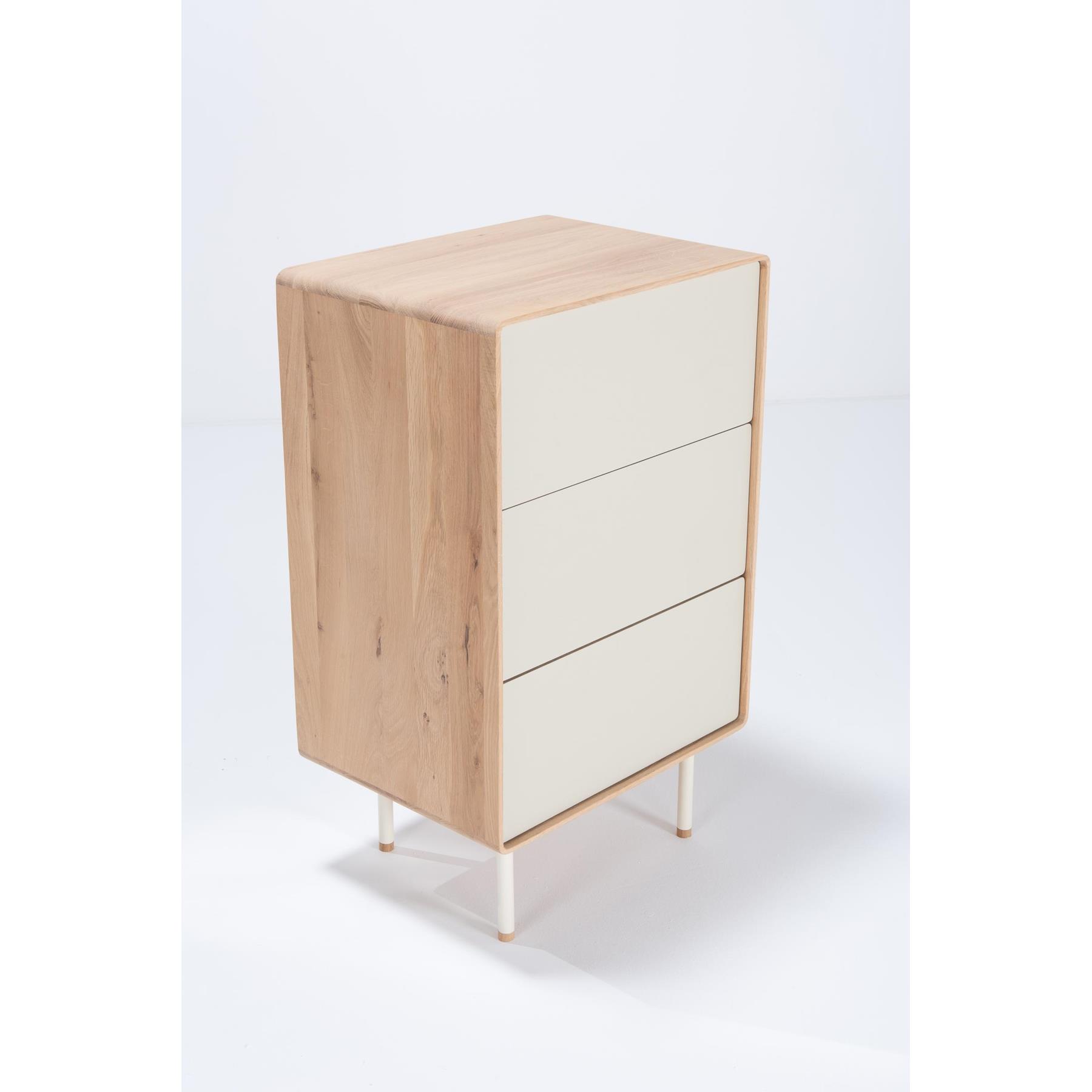 Gazzda Fina ladekast 60x45 natural|zwart